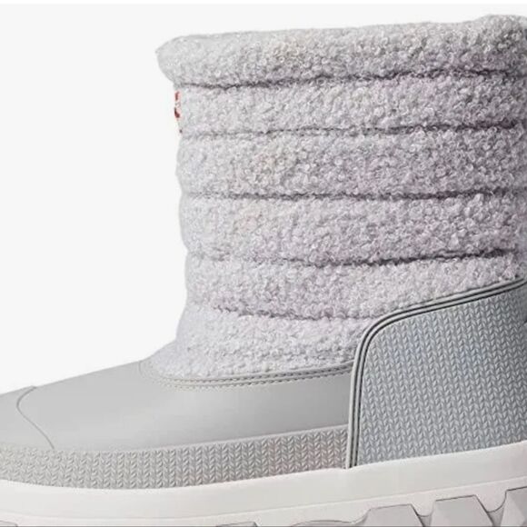 Hunter High Pile Fleece Short Snow Boot - Picture 9 of 12